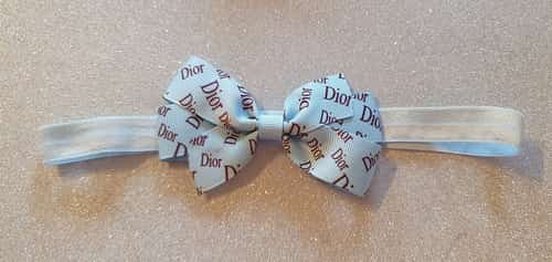 Baby Girls Dior Hairbow or Headband