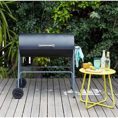 SAVE -  Texas Oil Drum Charcoal BBQ