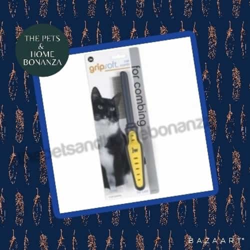 JW gripsoft grooming cat comb £11.78