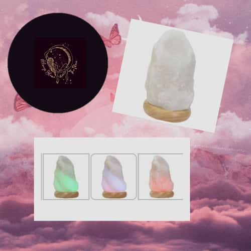 White Colour Changing Himalayan Salt Lamp £16.69 In stock: 2 available