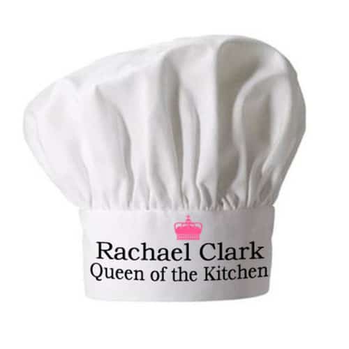 £17.99 - Free UK Delivery - Queen of the Kitchen Chef Hat Personalised