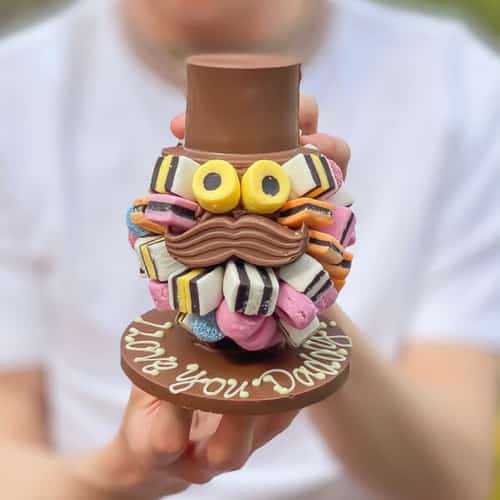 £27.99 - Free UK Delivery - Liquorice Allsorts® Head with Hat and Moustache
