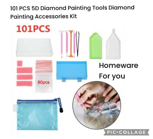 101 PCS 5D Diamond Painting Tools Diamond Painting Accessories Kit