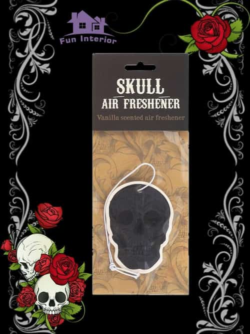 SKULL VANILLA SCENTED AIR FRESHENER £0.99