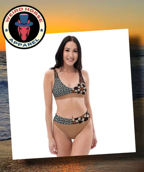 Geometric Bohemian High Waisted Bikini £40