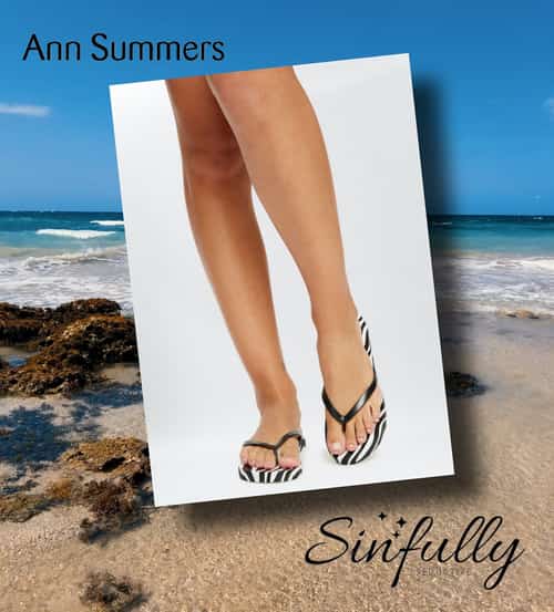 Fierce Flip Flop Black Was £10 Now £7
