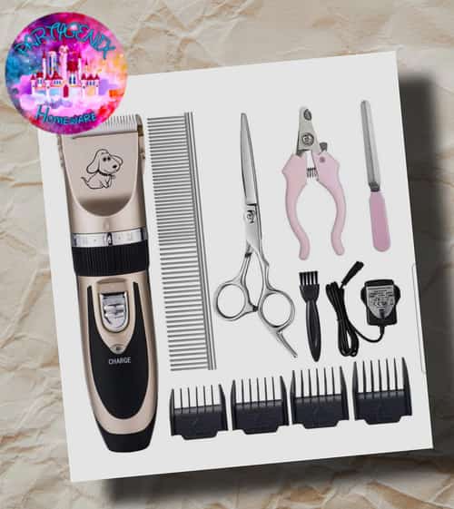Rechargeable Cordless Dog Grooming Clipper Kit for Dogs Cats and Other Animals £35.00