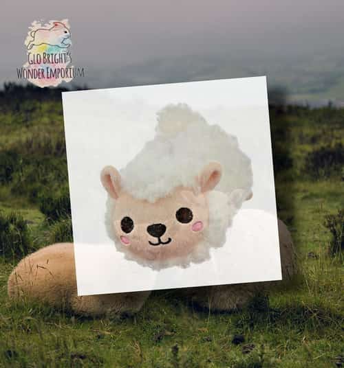 Fluffy sheep Pencil/Make Up Case Was £8.99 Now £6.99