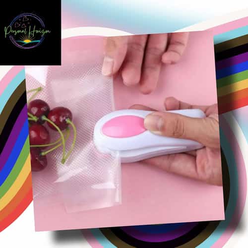 Handheld, Multi-Function Mini Heat Sealing Machine - Assorted Colours £7.99