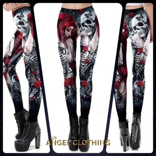 OCULTICA SKELETON ROSE LEGGINGS £16.99  2 AVAILABLE