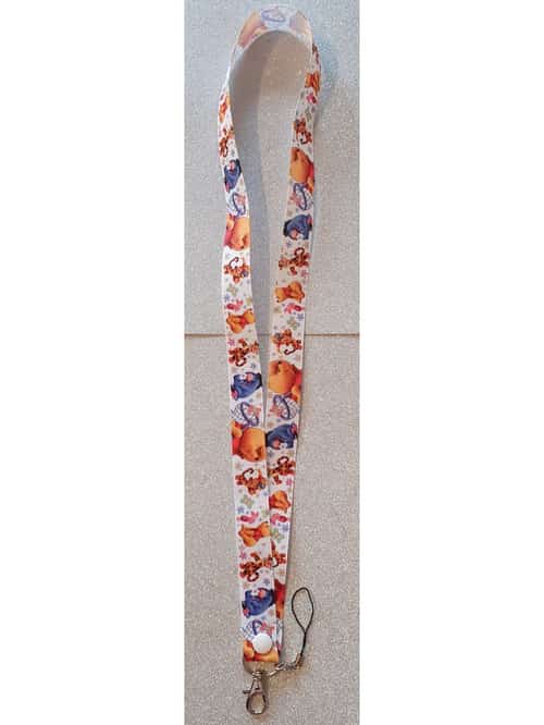 Winnie The Pooh Lanyard Id Badge Holder Or Wriststrap Keyfob