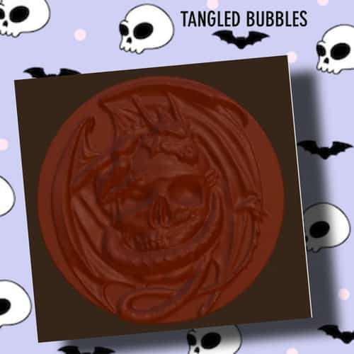 Skull round mould £8.00