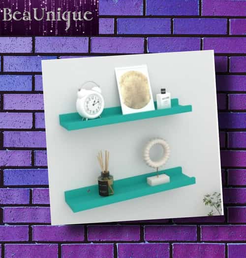 Wall Shelves Blue 40x9x3 cm Hanging £19.99