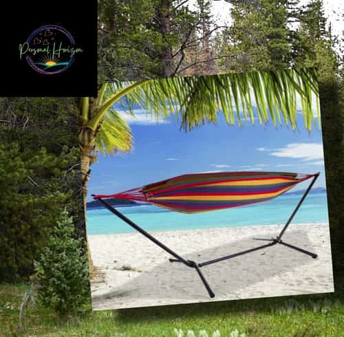 Hammock & Stand Set - Red Striped £129.99