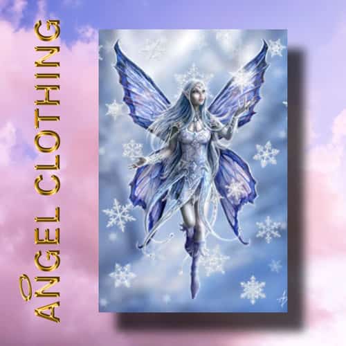 E STOKES SNOWFLAKE FAIRY YULETIDE CARD NOW £1.99 WAS £2.49 2 AVAILABLE