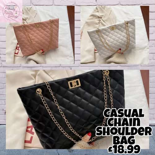 Casual Chain Shoulder Bag £18.99