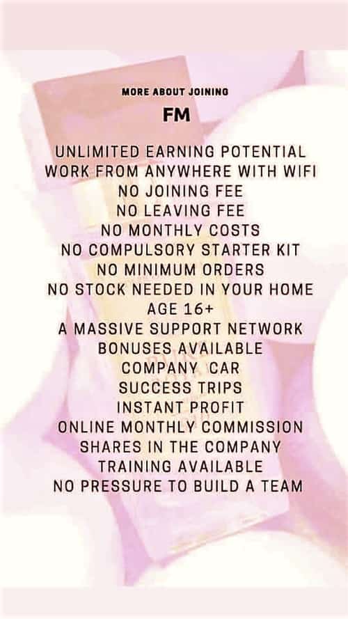 WANT MONEY ? LOVE PERFUME & MAKEUP ? COSTS YOU NOTHING AGE 16 +