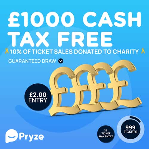 Win a £1,000 Tax Free Cash Prize