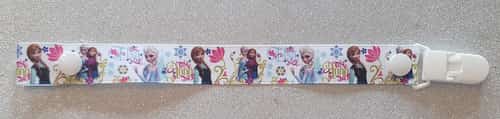 Frozen Anna and Elsa Dummyclip Pacifier Strap