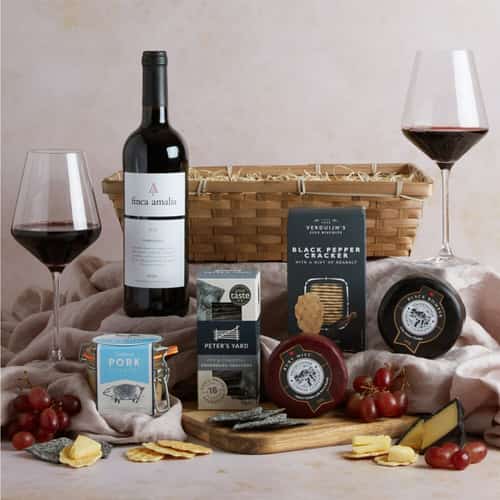 WIN this Luxury Wine, Cheese & Rillette Hamper