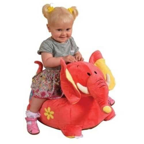 Elephant Sofa Riding Chair Pink - £29.99