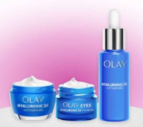 FREE OLAY HYALURONIC 24 BEAUTY BUNDLE