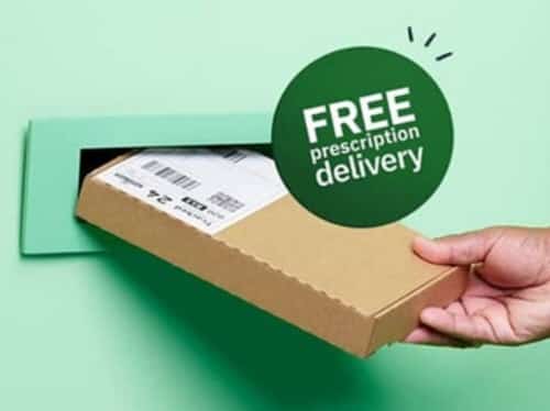 FREE NHS PRESCRIPTION DELIVERY