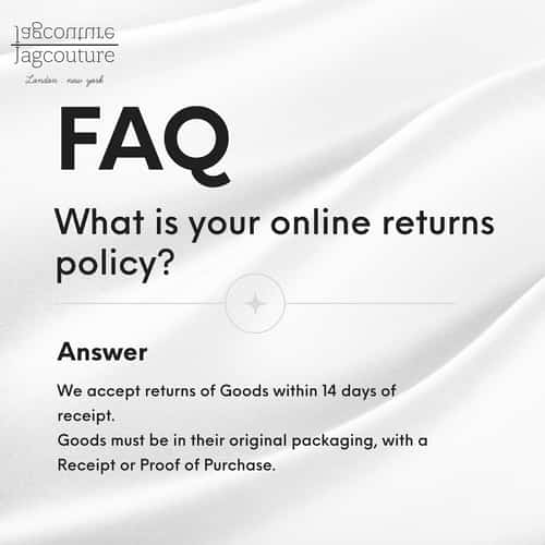 Your Online Return Policy