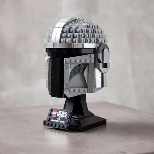SAVE - LEGO STAR WARS: THE MANDALORIAN HELMET MODEL ADULT SET
