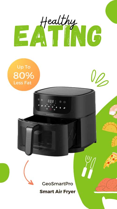 Smart Air Fryer | 50% OFF