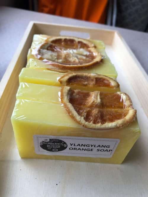 Orange and Ylang Ylang soap - vegan - smells amazing