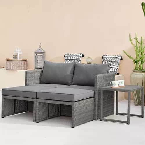 SAVE - Cuckooland Oxford Garden Grey Ultimate Multi-Use Space Saving Daybed