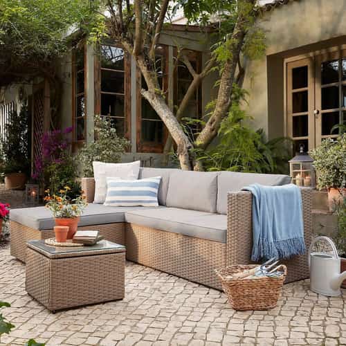 FLASH OFFER: Save over £110 on Alexandria Natural Garden Sofa Set!