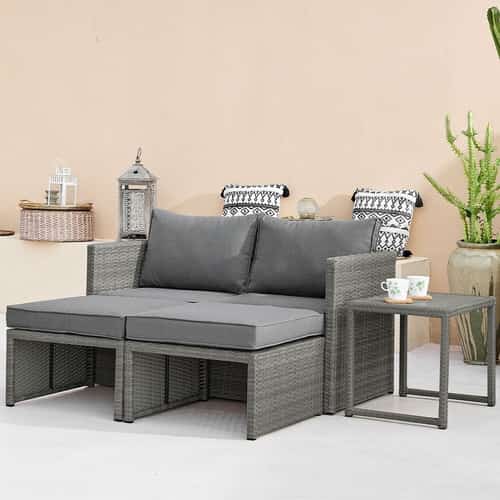 SAVE - Cuckooland Oxford Garden Grey Ultimate Multi-Use Space Saving Daybed