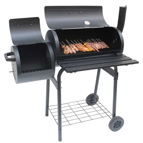 SAVE - Alabama Steel Barrel Charcoal Smoker & BBQ