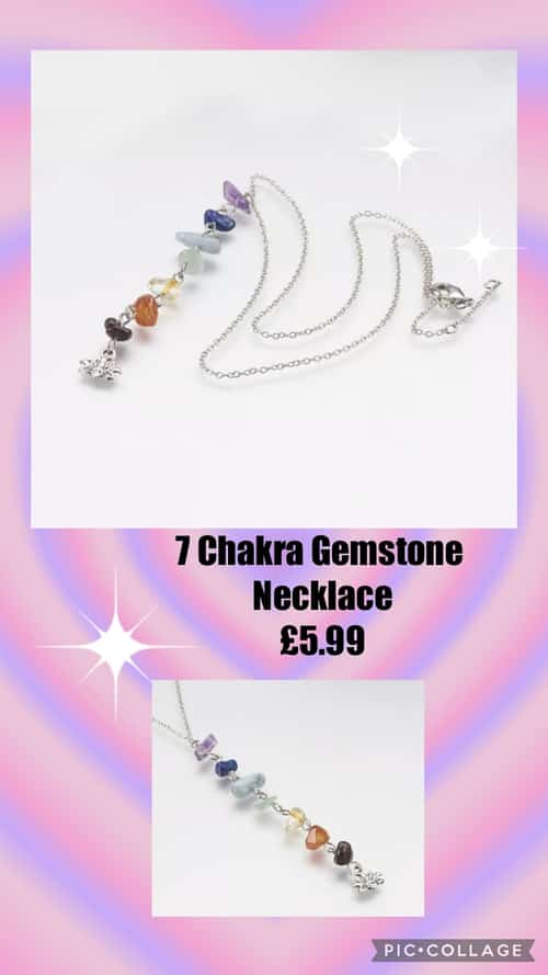 7 Chakra Gemstone Necklace π Β£5.99