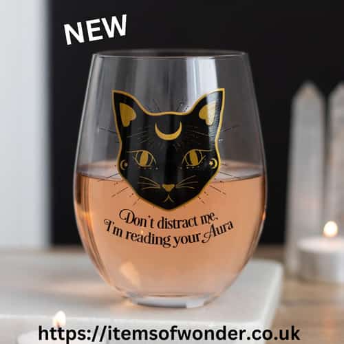 Reading Your Aura Stemless Wine Glass