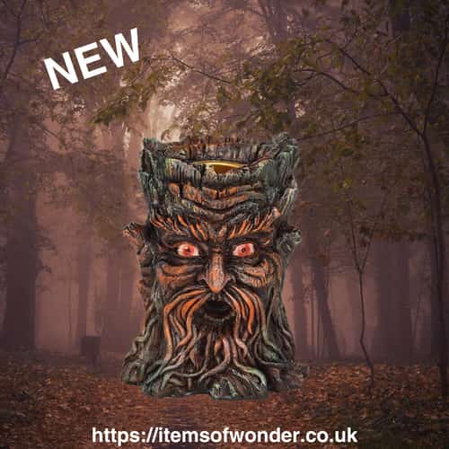 Small Green Man Backflow Incense Burner