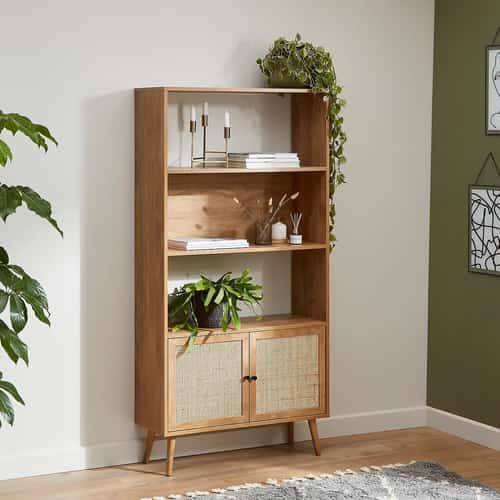 Organize in style with savings on the Kubu Rattan Shelf Unit!