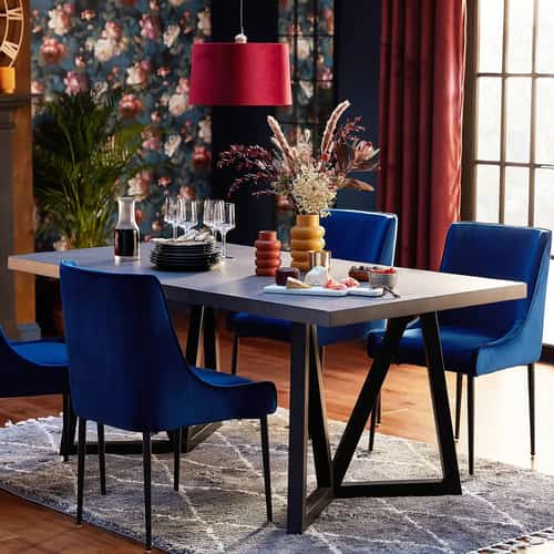 Upgrade your dining space with savings on the Holte Dining Table and 4 Ava Chairs!