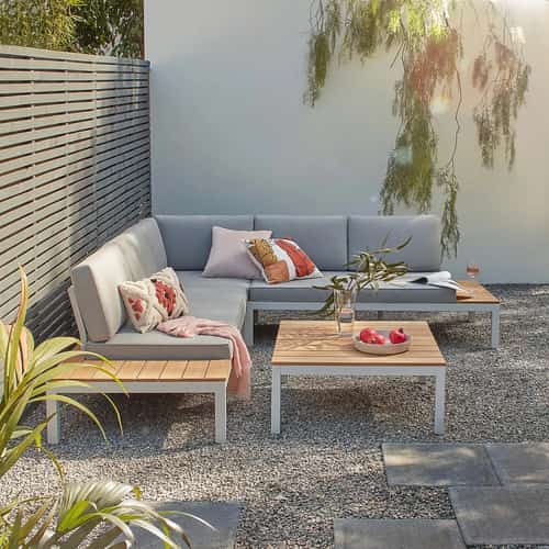 SAVE - Spirit Metal Garden Corner Sofa Set