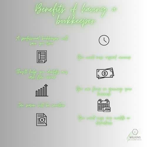 Benefits of having a bookkeeper