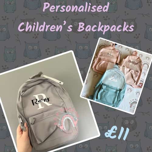 Personalised Children’s Backpacks