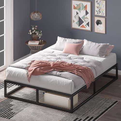 Sturdy Support, Stunning Savings: Save on the ZINUS Joseph 25 cm Metal Platform Bed Frame!