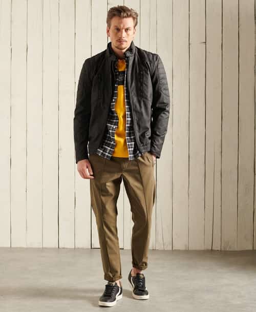 Revamp Your Style: Get 33% OFF Superdry Men's Carbon Biker Jacket!