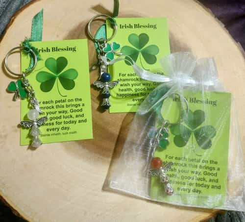 New Lucky Irish Angel with Blessing
