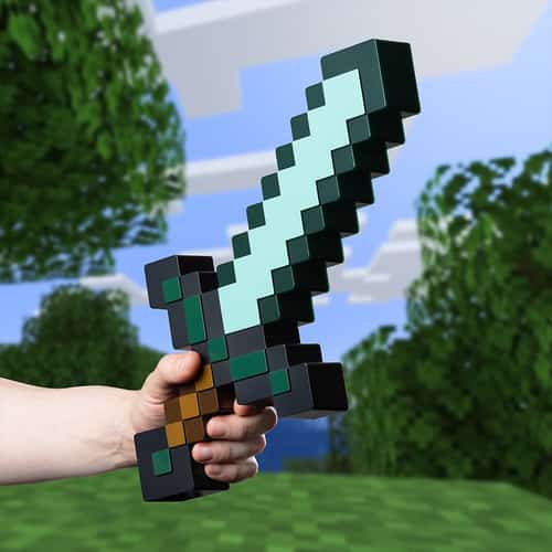 Minecraft Diamond Sword Light - now available with an exclusive 10% discount at Menkind!