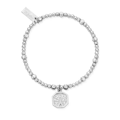 Shine Bright: Save 30% on the ChloBo Silver Cute Sparkle Divine Connection Bracelet!