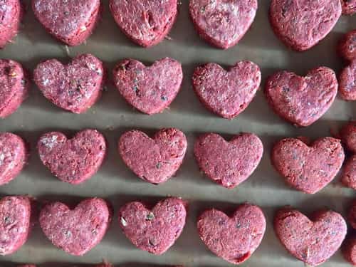 50 dog biscuits poached salmon beetroot & parsley buy 2 bags get 1 bag free