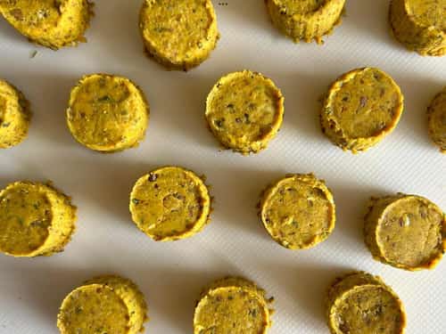 50 Dog biscuits grain free Cheese & Turmeric buy 2 bags get 1 bag free